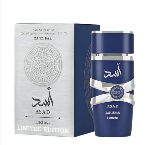 Asad Zanzibar Limited Edition Perfume 100ml EDP Lattafa