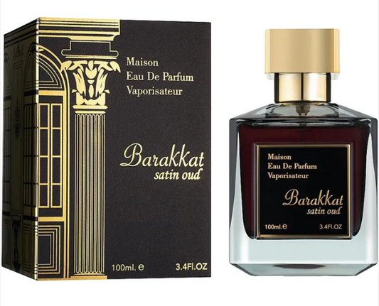 Barakkat Satin Oud Perfume 100ml EDP By Fragrance World